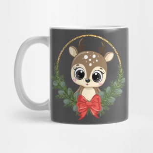 Cute reindeer for new year and christmas Mug